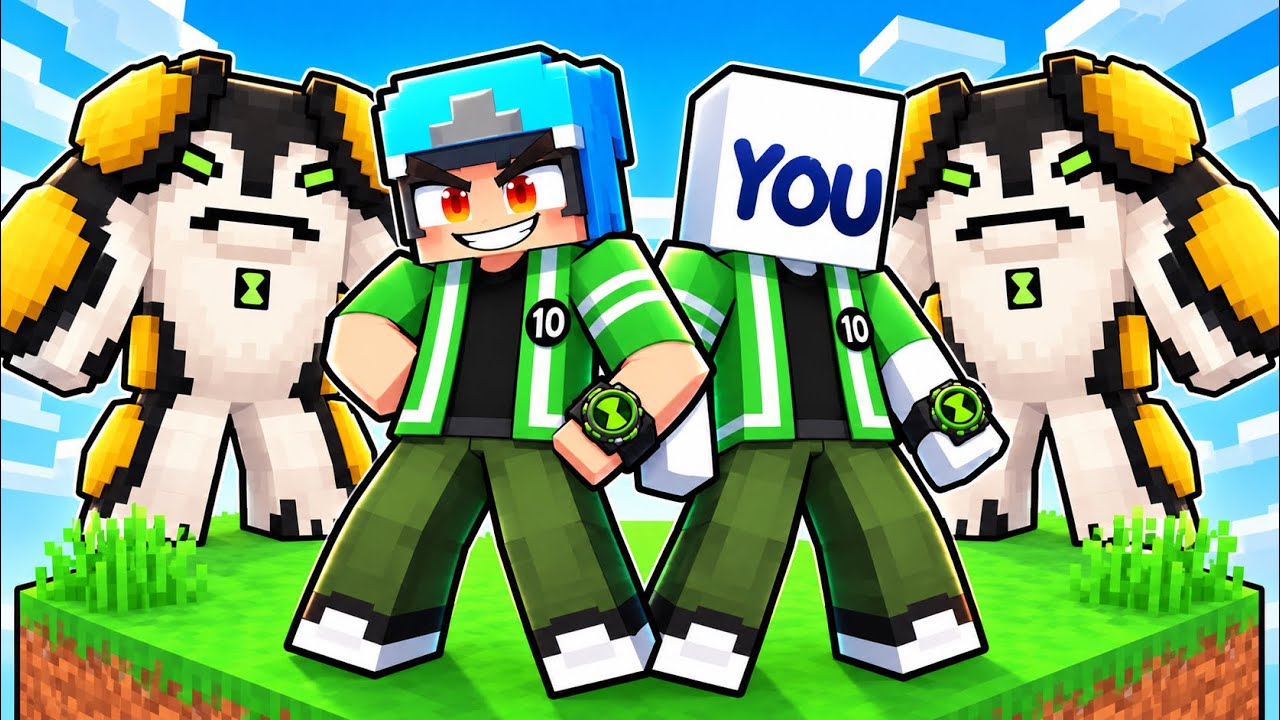 YOU Join Omz's BEN 10 FAMILY in Minecraft...