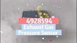XTY Replacement Parts 4928594 Exhaust Gas Pressure Sensor For Cummins ISX ISM ISC ISB