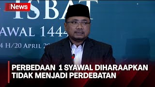 Pemerintah Tetapkan 1 Syawal 1444 H Sabtu 22 April 2023