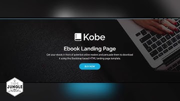 Kobe - Ebook Landing Page Template + Download
