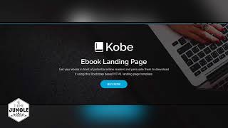 Kobe - Ebook Landing Page Template   Download