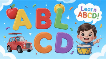 Learn ABCD for Kids | Easy A to Z Words | Kids Learning Video | Created With Google Gemini AI, Meta