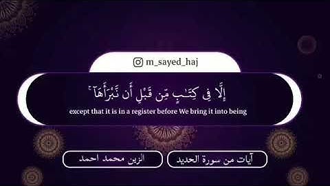 شيخ الزين محمد احمد  -سورة الحديد --حالات واتساب