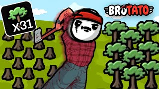 x31 More Trees With The Fastest Lumberjack Alive! | Brotato
