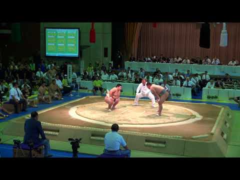 2017年 相撲 団体 決勝トーナメント 三本木農業×博多学園博多 1