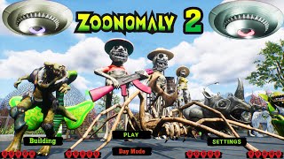 Zoonomaly 2 - Official Gameplay - UFO Burn All Jumpscares New Day Mode Monster Horror Laser Gun AK47