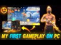 MY FIRST GAMEPLAY ON PC ||FREE FIRE