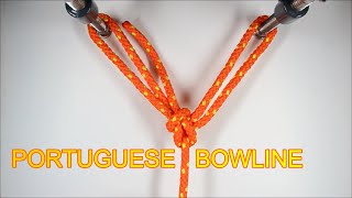 How To Tie Portuguese Bowline Knot To An Object