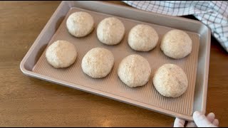 不用買麵包了，家人就是喜歡食這個。免揉歐式小麥餐包食譜😄 ｜Wheat Bread Dinner roll recipes