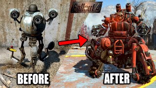 Rombak Robot Culun Jadi Super Power! Lawan Boss Cuma 1 Detik!   Fallout 4 Indonesia  Part 11