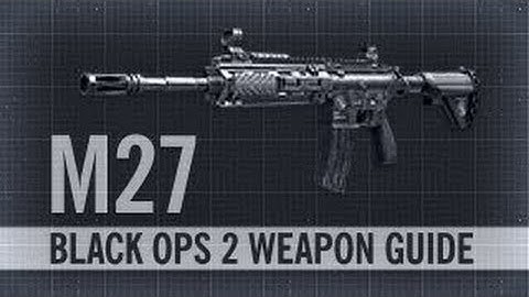 Black ops 2 M27 best class set up.