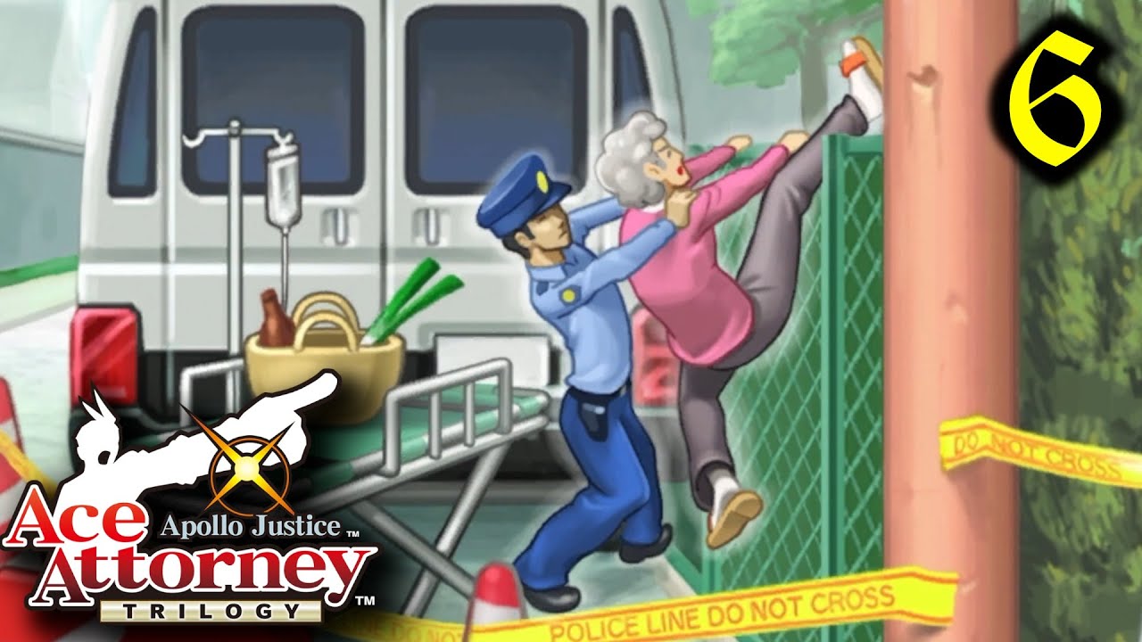 Apollo Justice Ace Attorney Fence Climbin' Grandma [6 Trilogy
