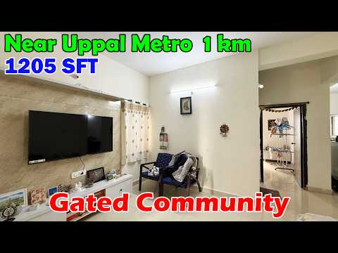 2BHK flat for sale near uppal metro ||HMDA ||number.. 9177098635 ||#gatedcommunity 