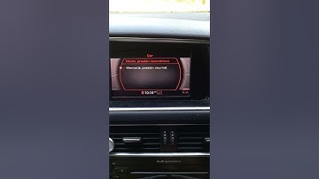 Reset tire air pressure (Audi Q5) Resetear TPMS