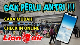 CARA CHECK IN ONLINE MASKAPAI LION AIR  || ALPIKASI BOOKCABIN