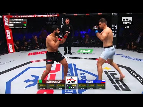 Jakob Nedoh vs Dovletdzhan Yagshimuradov | FULL FIGHT | PFL 2 - 2024