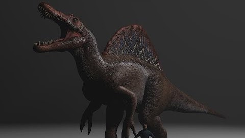 Spinosaurus walking animation