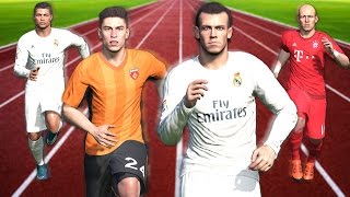 PES 2016 Speed Test | Fastest Players in PES without the ball