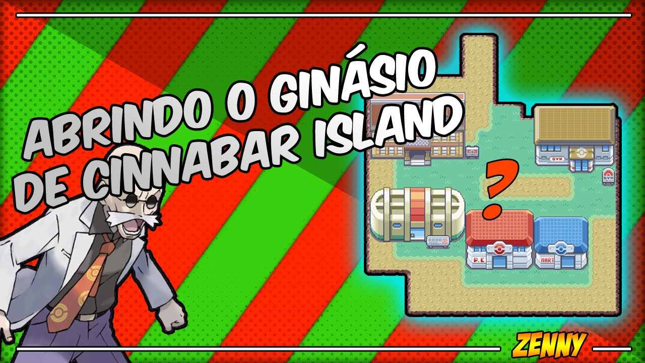 Como abrir o ginsio da Ilha Cinnabar em Pokmon Fire Red e Leaf Green