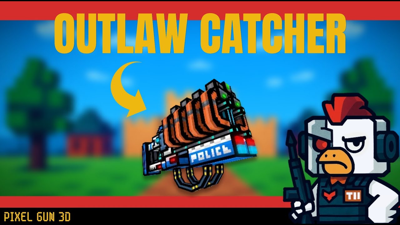 PIXEL GUN 3D | Testing Outlaw Catcher | Paradise Resort Gameplay