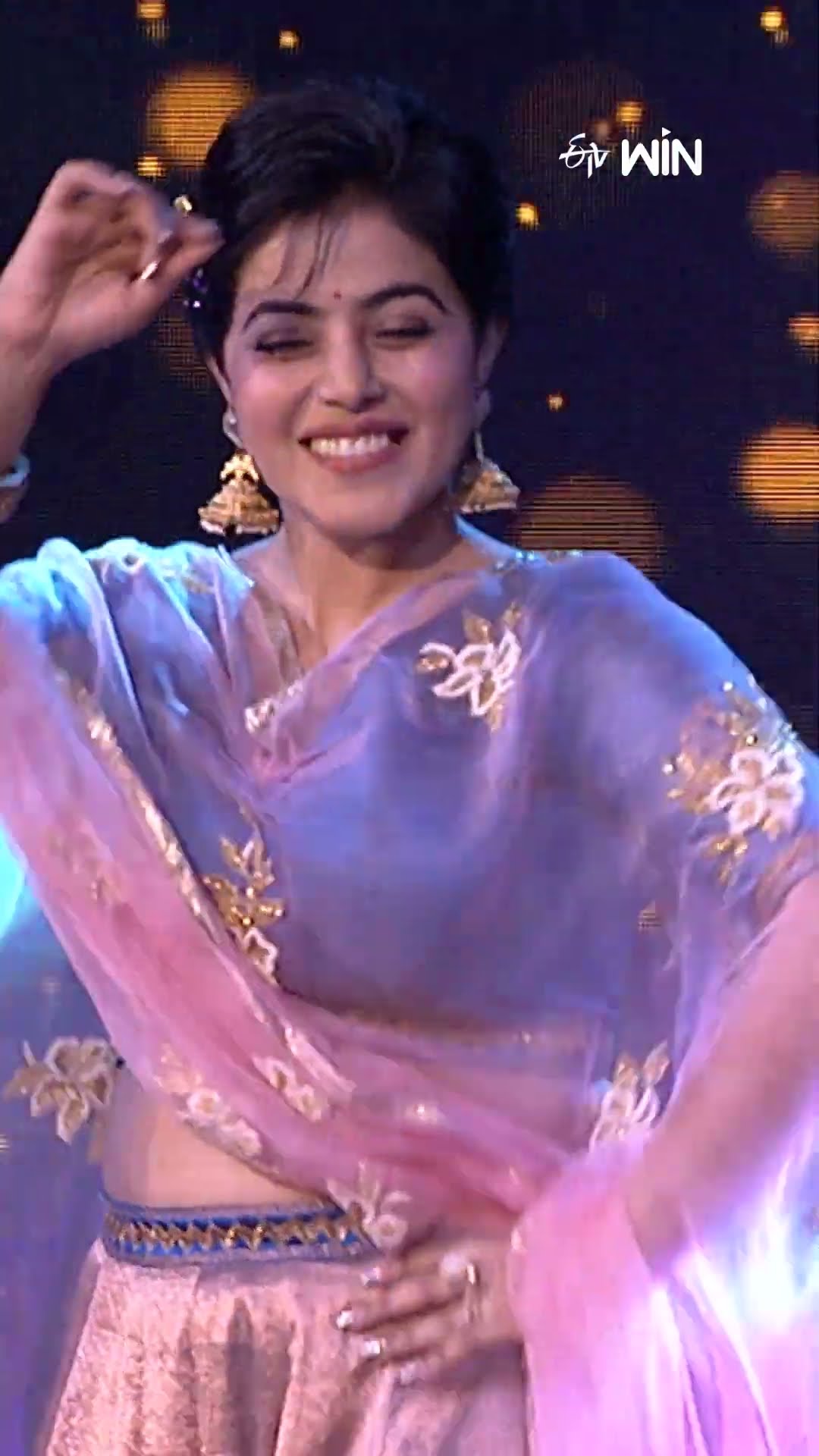 #shorts - Poorna Beautiful entry with dance performance | Color Photo #dhee #danceshow