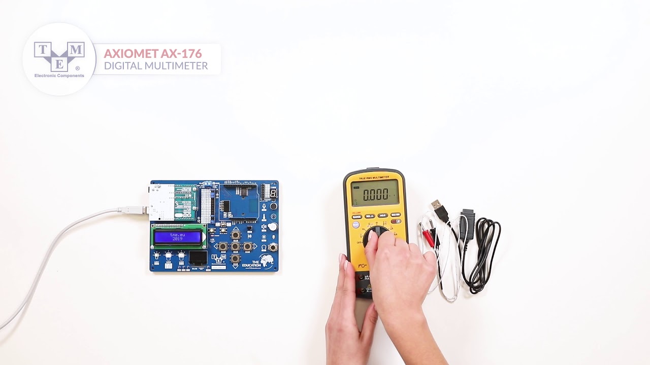 AXIOMET AX-176 - Digital multimeter - UNBOXING - YouTube