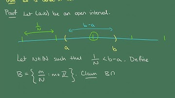 Density of rationals