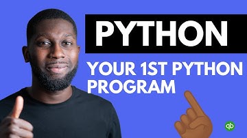 Your First Python Program | Python Tutorial #5