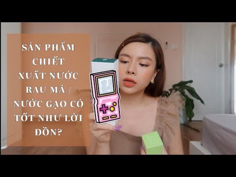 ♡THỬ DƯỠNG DA CHIẾT XUẤT RAU MÁ LÀM LÀNH MỤN NHANH ! | CharmBeauty