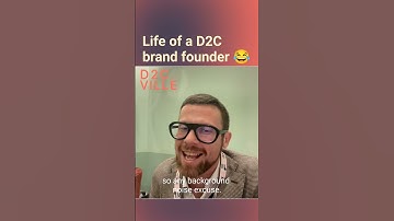 Life of a D2C brand founder 😂