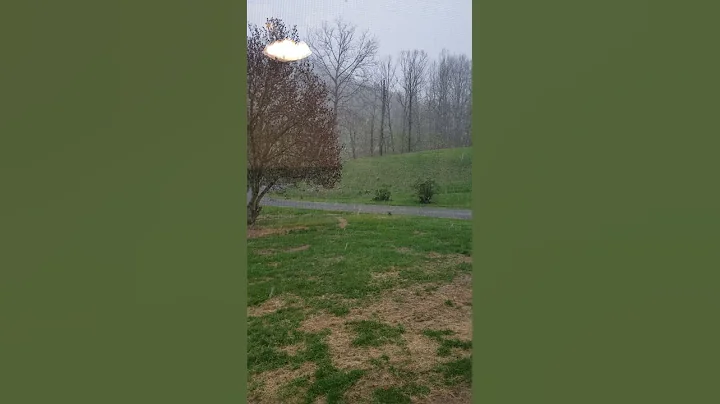 snowing.