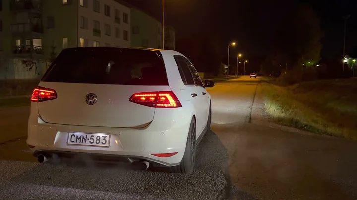 Volkswagen Golf GTI with stage 2 + downpipe + popcorn tune