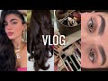 A few days vlog haircut nails slick back grwm  unboxing