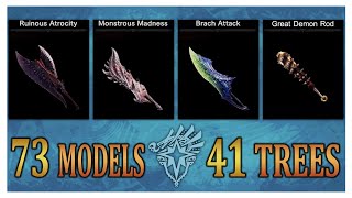 Great Sword Model Variations from World to Iceborne | MHW:IB 2nd Update | GS Showcase