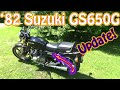 1982 GS650GZ Motorcycle Project Update - It&#39;s Running Well &amp; Looking Pretty Good!