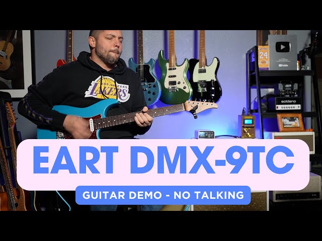 🎸 EART DMX-9TC Pearl Blue Guitar Demo - No Talking 🎸 - YouTube