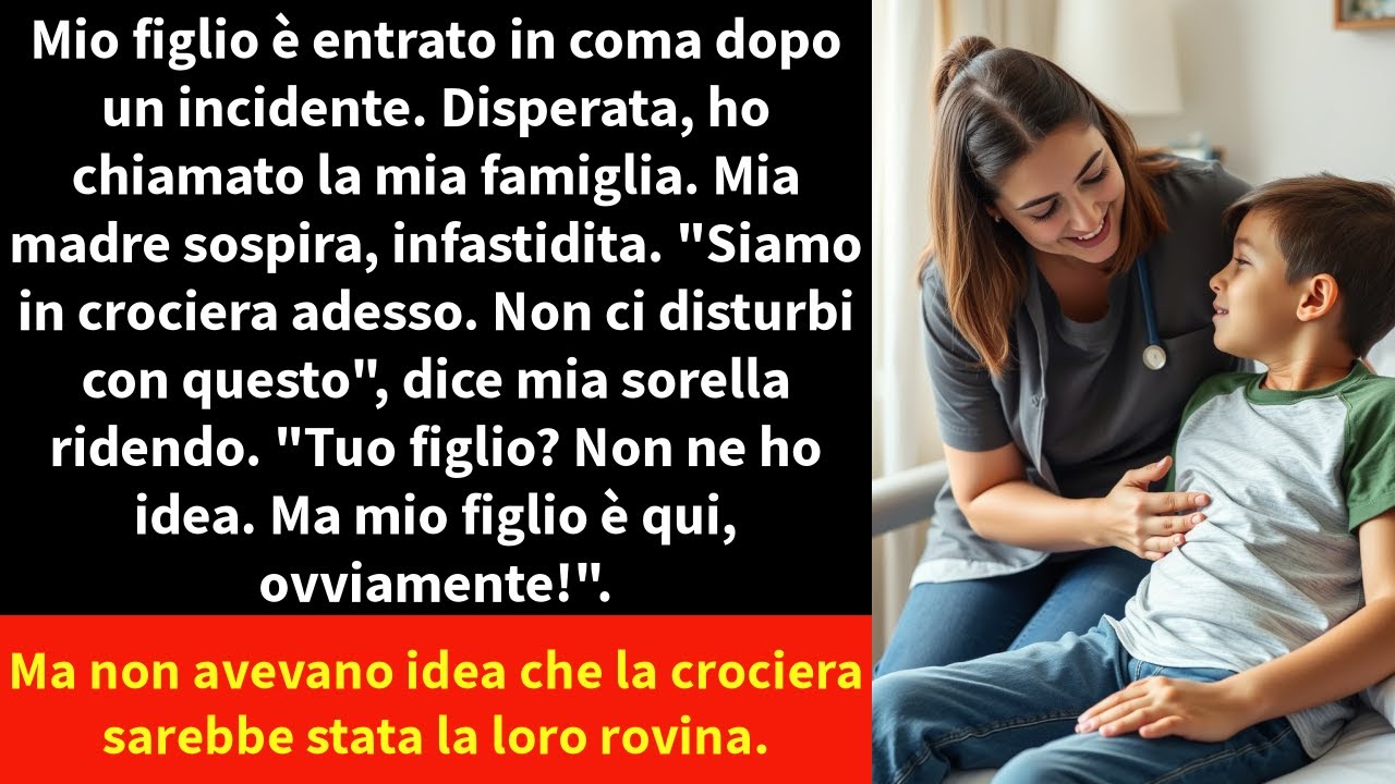 Mio figlio è entrato in coma dopo un incidente. Disperata, ho chiamato la mia famiglia.