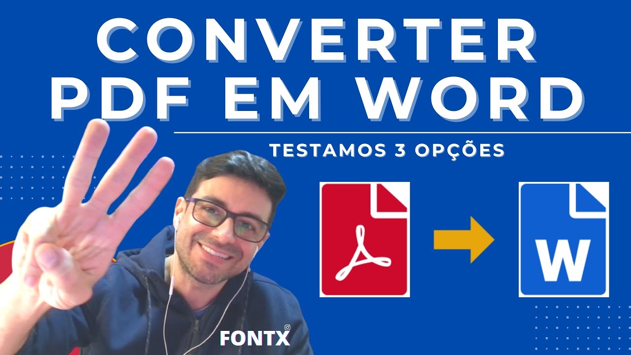COMO CONVERTER PDF PARA WORD DE FORMA FÁCIL, GRÁTIS E SEM INSTALAR