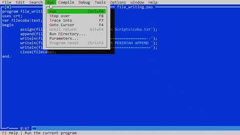 File Proccessing dalam Bahasa Pascal