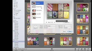 How to Print a Contact Sheet within iPhoto