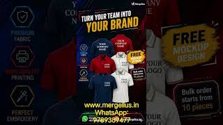 Your Brand on T-Shirts 🚀 | Custom Printing Chennai #bulkorders #chennai
