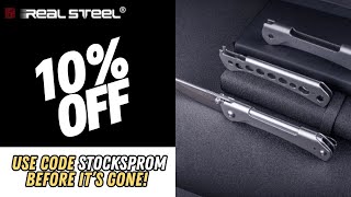 🔥 Real Steel Knives Discount Code STOCKSPROM – Save 10% OFF Your Entire Order Today! 🔪