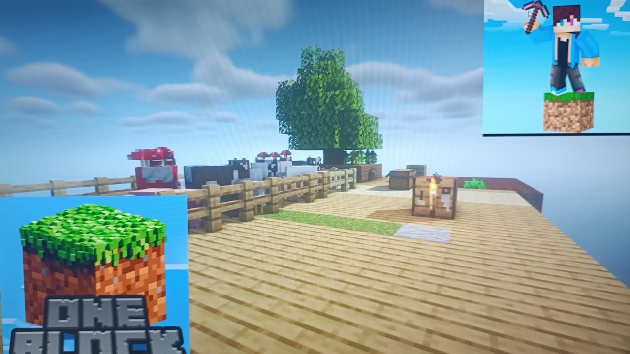 FIRST DAY In Minecraft Oneblock Series #1 |Gone Wrong - YouTube