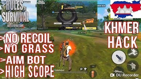 លេងហេកបានលេខមួយទៀតហើយ/ Rules Of Survival Hack/ Rules Of Survival Khmer Hack #10