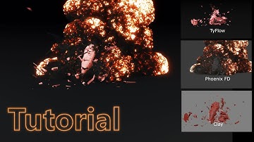 CGI VFX Tutorial : 3DS Max Helicopter Destruction - TyFlow + Phoenix FD | Tutorial