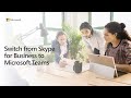 Switch from Skype for Business to Microsoft Teams