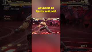 Welcome to Bryan Airlines #tekken8 #season2 #bryanfury #perfect
