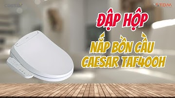 TDM.VN | Review nắp bàn cầu điện tử CAESAR TAF400H đa năng nguồn điện 220V công nghệ Đài Loan