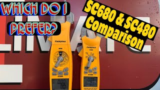 Fieldpiece SC680 and SC480 Clamp Meters Comparison