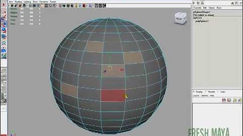 Maya Tutorials : Selecting Multiple Component Types